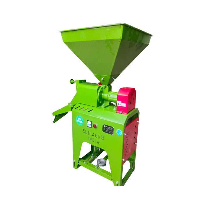 N6500 MAX rice mill machine with big hopper and 5.5 HP motor