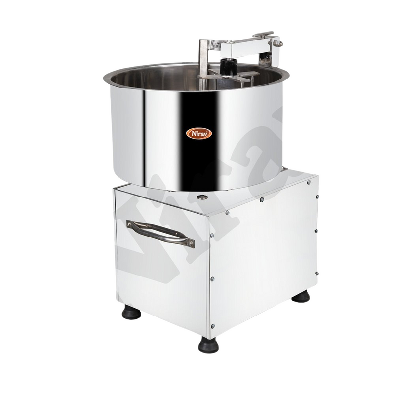 15KG Besan Mixing Machine with stainless steel bowl and robust base for commercial use.