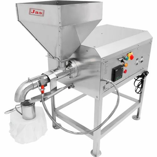 Fully stainless steel 1200W cold press oil machine with digital controls and oil outlet setup.