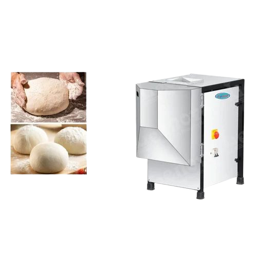 Electric Dough Ball Cutting Machine with Output Sample Images
Industrial atta ball cutter shown with prepared dough balls, perfect for food units and tiffin centers.