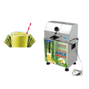 Sugarcane Juice Machine ECO – displayed with a refreshing glass of sugarcane juice, highlighting its commercial use for fresh juice preparation.