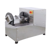 Finger Chips Cutting Machine – Electric stainless steel machine for making French fries with dual-sided support and sharp cutting grid.