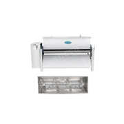 Namkeen Mixer Machine 3 Feet with inset view of inner spiral ribbon mixer suitable for uniform dry mixing applications.