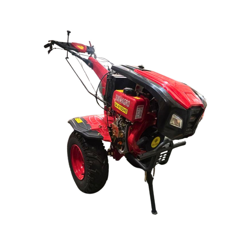 SA-810DHE 8 HP diesel power weeder with electric start and 40 blade rotary shaft