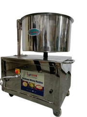 Front view of Shrikhand Mixing Machine – 50 kg capacity with control panel, branding label, and stainless steel finish.