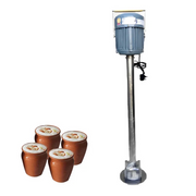 Stainless steel Valona mixing machine with powerful motor and robust design for 200-liter capacity.