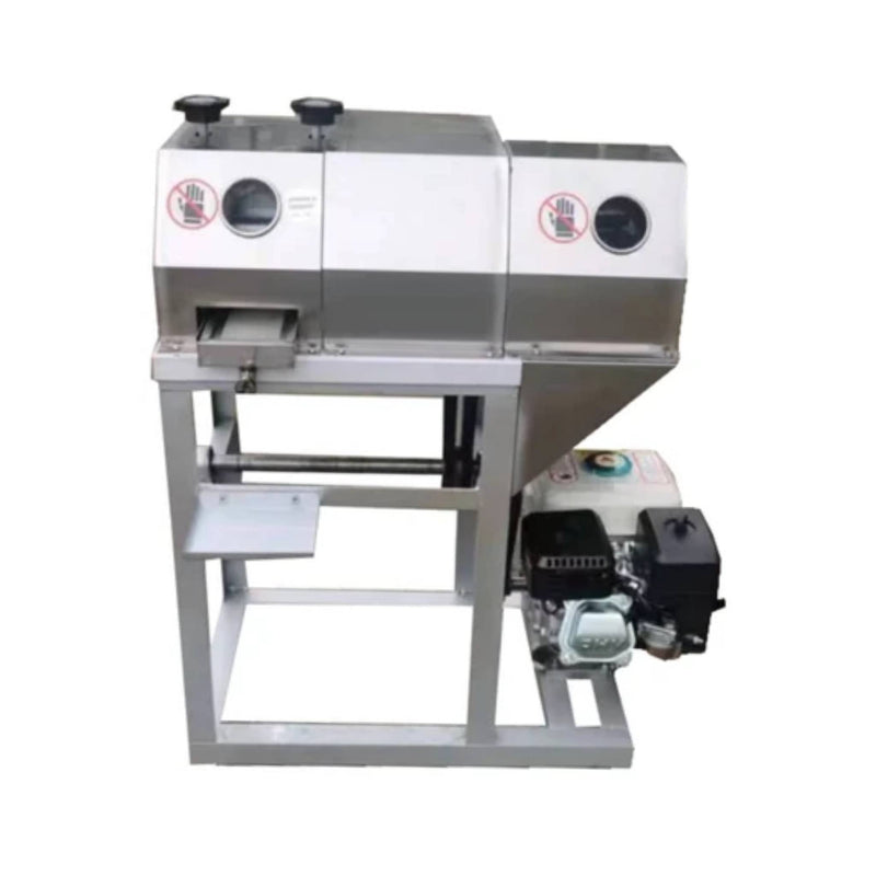 Engine operated sugarcane peeler cum juicer machine with 6.5 HP petrol engine
