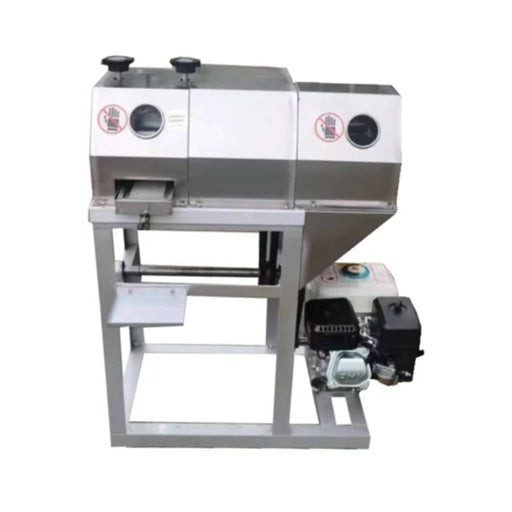 Engine operated sugarcane peeler cum juicer machine with 6.5 HP petrol engine