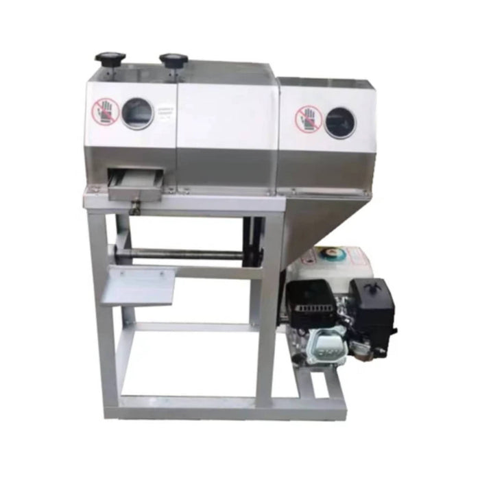 Engine operated sugarcane peeler cum juicer machine with 6.5 HP petrol engine