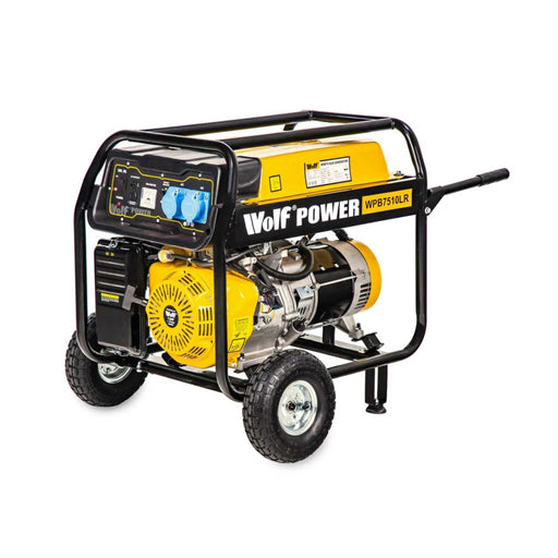 WPB7510 LR 13 HP 389 CC recoil-start portable generator with dual plug sockets and copper winding – Machine Point