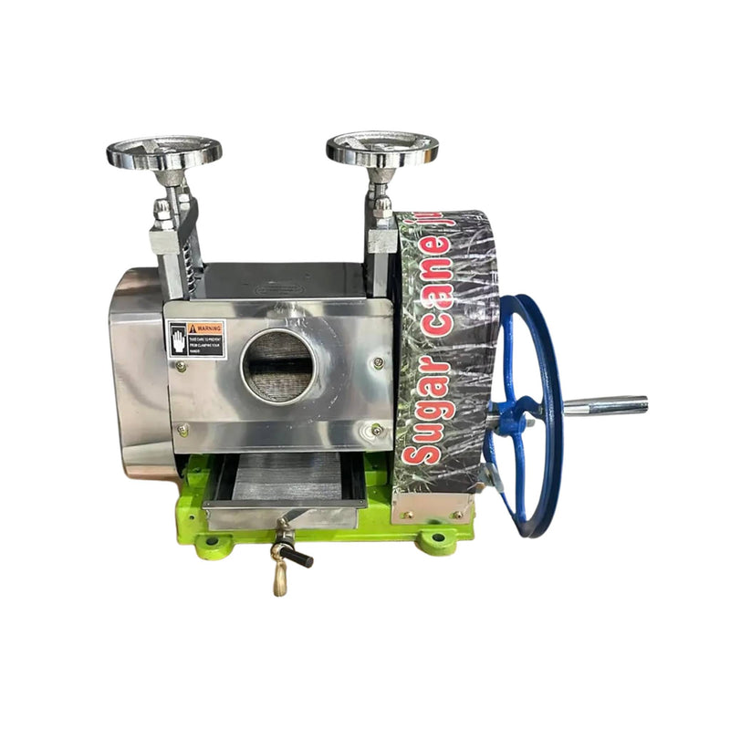 Manual hand operated sugarcane juicer machine for small juice stalls and vendors