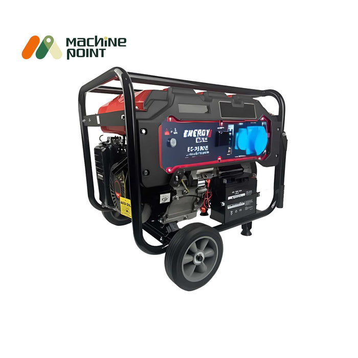 Machine Point EC-5500 E Generator – 15 HP 420 CC electric-start portable generator with digital voltmeter and copper winding