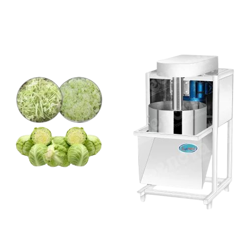 Cabbage Cutter – High-efficiency commercial machine with stainless steel body, designed for finely shredding cabbage and leafy vegetables.