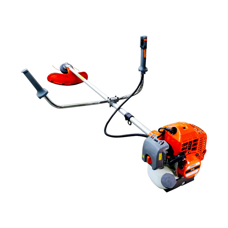 Premium 2-stroke petrol brush cutter featuring NSK bearings, KSK clutch, and slim fit trimmer head