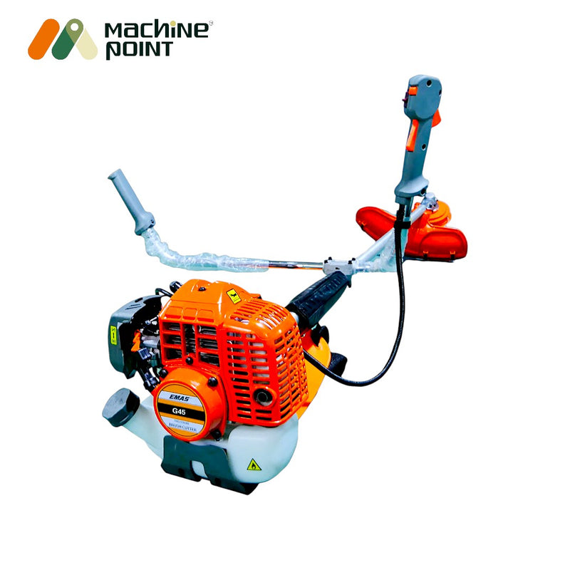 High-performance agricultural brush cutter with Japanese Walbro carburetor and double belt harness