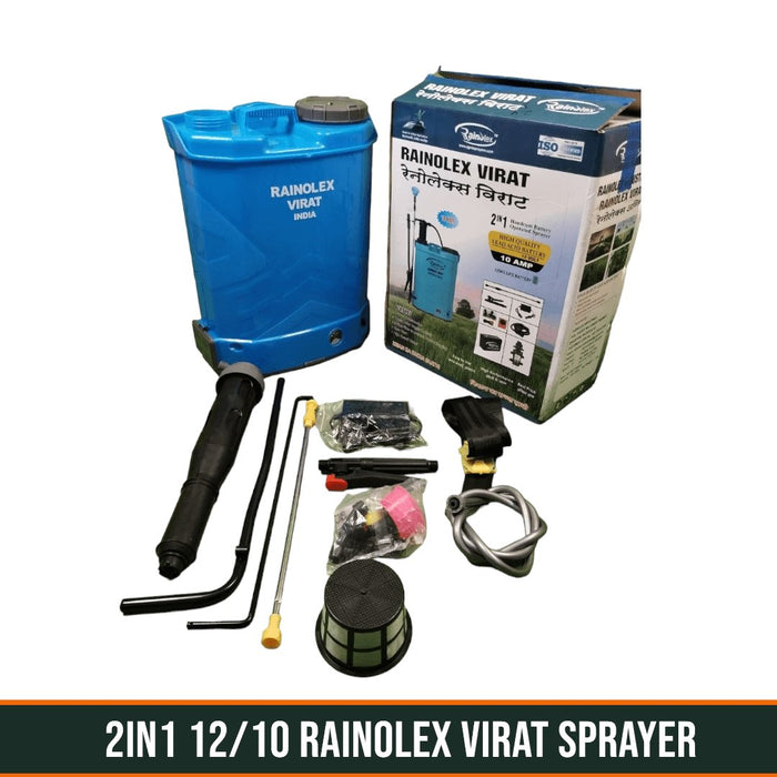 2 IN 1 BATTERY SPRAYER RAINOLEX VIRAT 12/10 - Machine Point