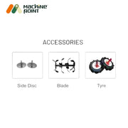 RIGA-ITALY KP-850 power weeder with 7HP engine and 1000 mm tilling width for deep soil operations.

