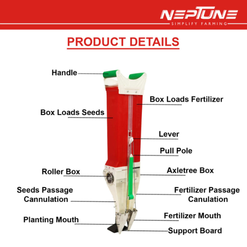 High-efficiency double seeder with removable drum system