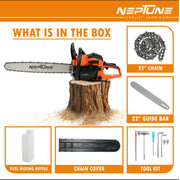 Robust CS-58M 58cc chainsaw with ergonomic handle