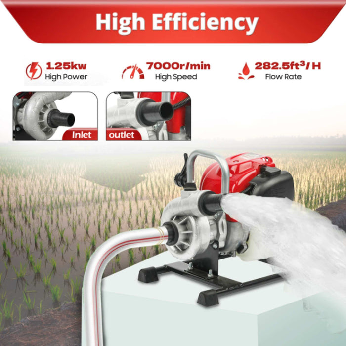 Neptune 4-stroke engine water pump with 25-meter head