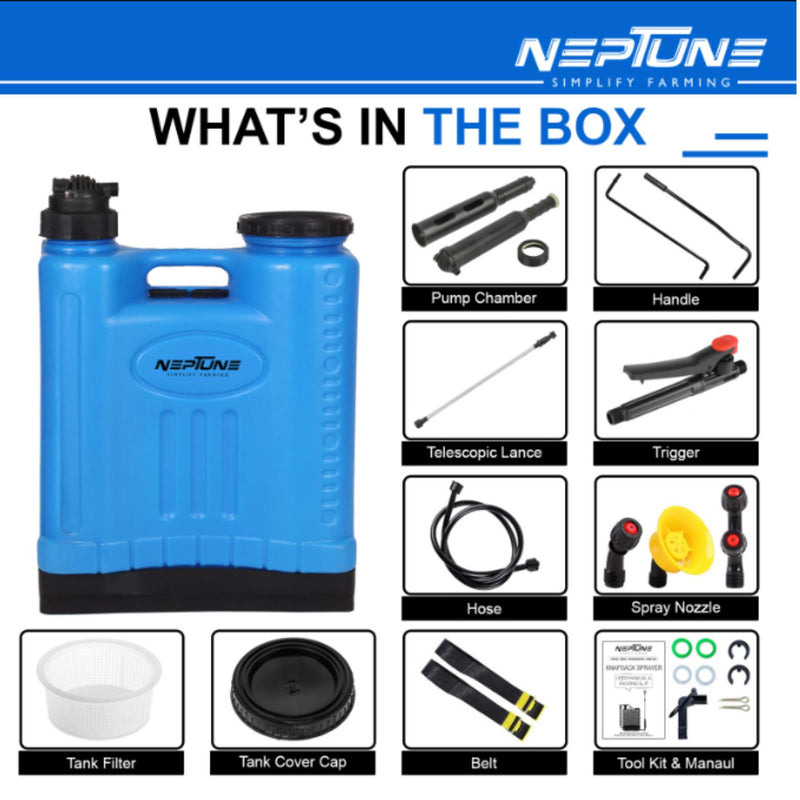 "Neptune NF-10B Hand Operated Sprayer with Plastic Trigger Cut-Off"