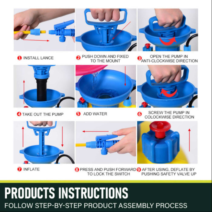 "Lightweight Neptune 5L Gardening Sprayer for Home and Outdoor Use"