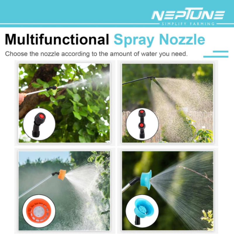 "Neptune DK-13+ Knapsack Sprayer with Double Diaphragm Pump"