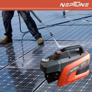 Neptune pressure washer with extension rod and inlet filter