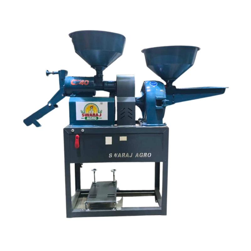 Motor Pool Rice Mill 6n40 Combined RIce Mill With Motor - Machine Point