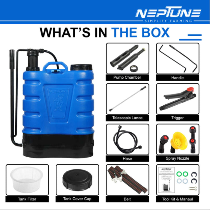 16L Neptune FAWAR-33 pesticide and fertilizer sprayer for crops