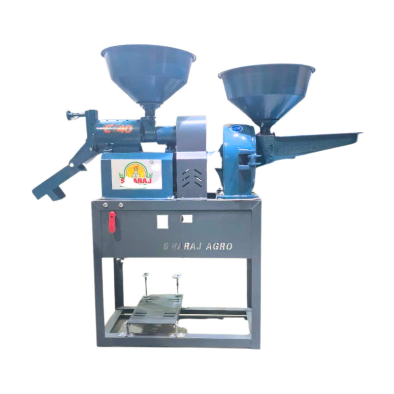 Motor Pool Rice Mill 6n40 Combined RIce Mill With Motor - Machine Point