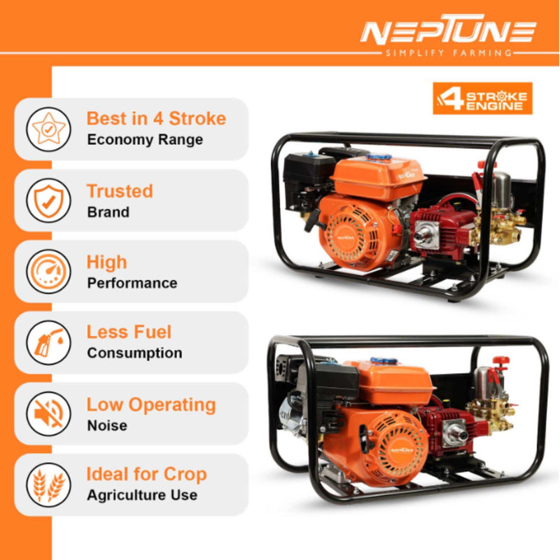 "High Pressure Neptune HTP-168 Petrol Sprayer for Agriculture"