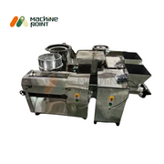 Industrial setup of Dough Sheet Machine integrated with other food processing equipment.
