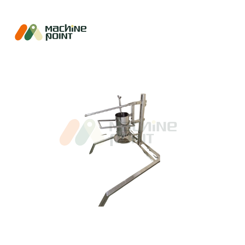 Manchurian Ball Cutting Machine – Hand-operated model with extended handle and compact design, ideal for food prep in hotels and snack units.
