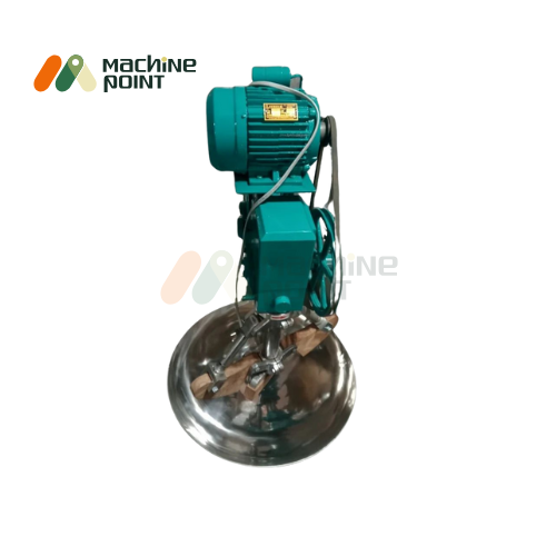 Angled view of Kaju Musti Machine – features powerful motor, mixing paddles, and durable design for continuous sweet production.