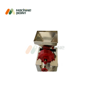 Top view of Wet Dal Machine With Motor & Stand showing red grinding unit and stainless steel feeding hopper mounted on a compact stand.