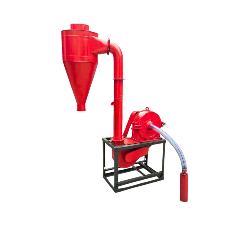 Commercial auto feed grinder machine 800 kg per hour capacity for flour and spice grinding