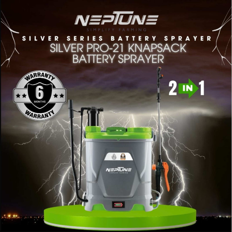 Neptune Silver Pro-21 12V 8Ah Agricultural Sprayer