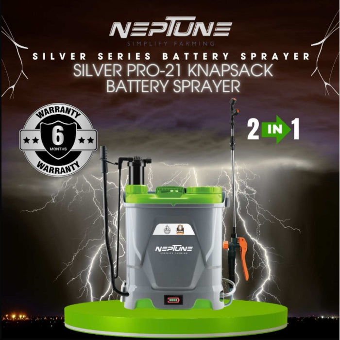 Neptune Silver Pro-21 12V 8Ah Agricultural Sprayer