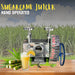 Commercial sugarcane juice machine with 2 HP motor for stalls