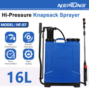 "Neptune NF-07 16L Manual Knapsack Sprayer for Gardening and Farming"