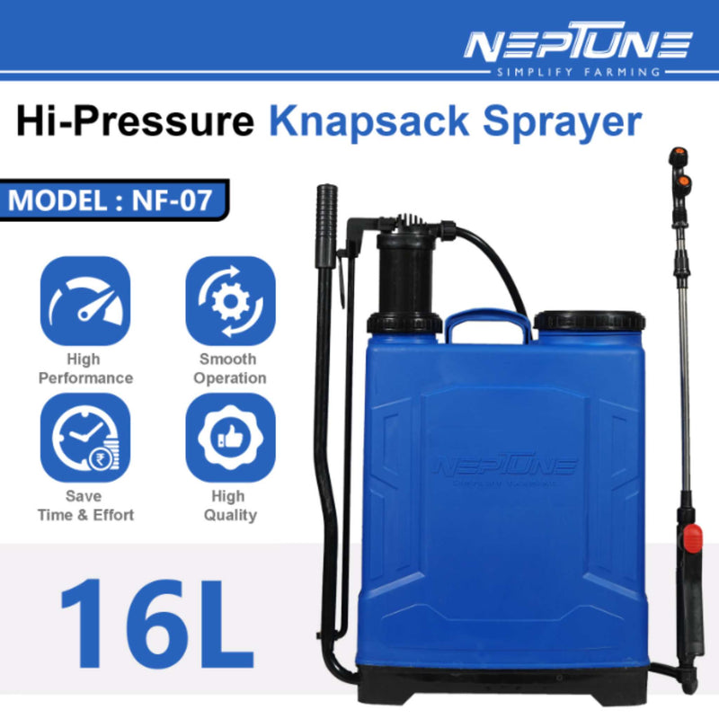 "Neptune NF-07 16L Manual Knapsack Sprayer for Gardening and Farming"