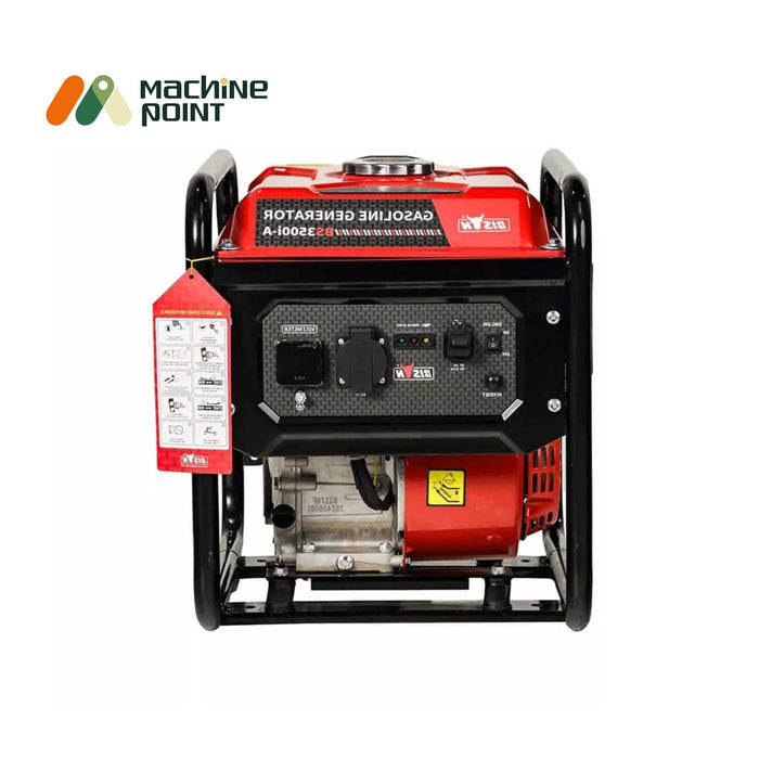 Compact gasoline generator with recoil start and 100% copper winding – Machine Point