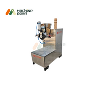 Roti Dough Ball Machine – Side View with Hopper and Pipe Fittings
Efficient single warm-type dough divider with feed hopper and precision nozzle for smooth operation.