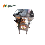 Top-down view of 3HP Gravy Machine Jumbo with brand labels and stainless steel build.