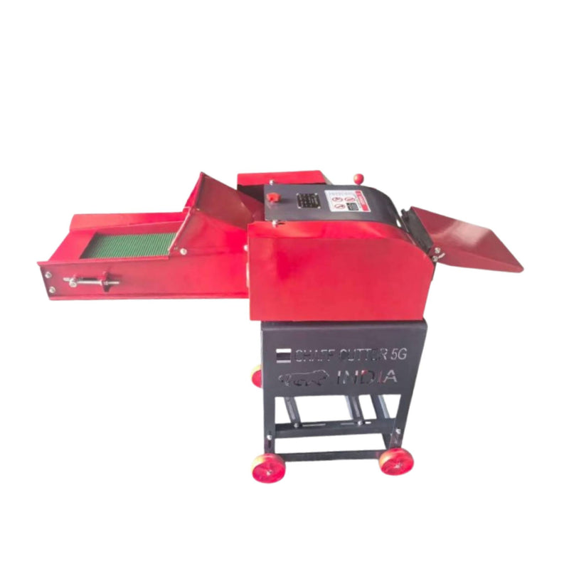 3 HP gear driven chaff cutter machine with 650 kg per hour cutting capacity