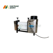 Samosa Patti Machine – side view showing dual food-grade rollers and stainless steel motor housing, ideal for rolling thin and even samosa sheets.