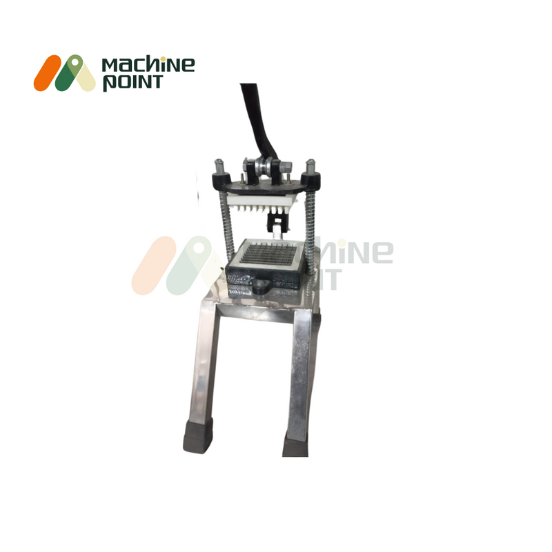 Finger Chips Machine – Durable plastic body and stainless steel blades, ideal for fast food outlets and commercial kitchens.