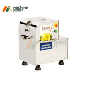 Sugarcane Juice Machine Premium – angled view with brand sticker and control buttons, made for efficient, high-yield juice extraction.
