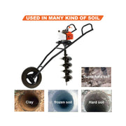 12-inch Hole Digger with Trolley
